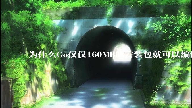为什么Go仅仅160MB的安装包就可以编译程序，而Rust却还需要几个GB的VC++才能编译？