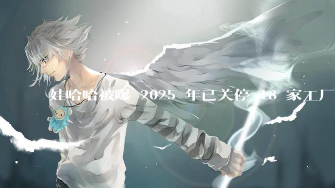 娃哈哈被曝 2025 年已关停 18 家工厂，此前曾回应纯净水由今麦郎代工，娃哈哈到底在布局什么？